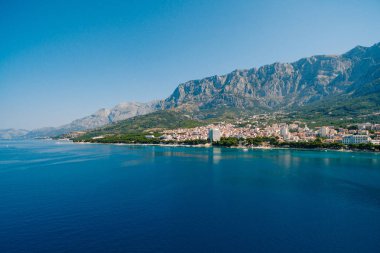 Havadan fotoğraf dron Makarska, Hırvatistan