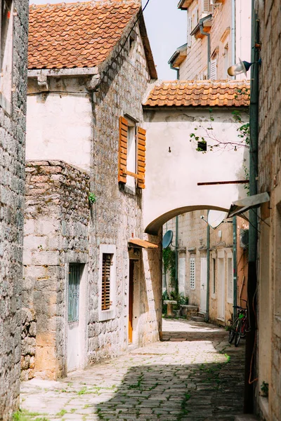 Stare Miasto Perast na brzegu zatoki Kotor, Czarnogóra. Th — Zdjęcie stockowe