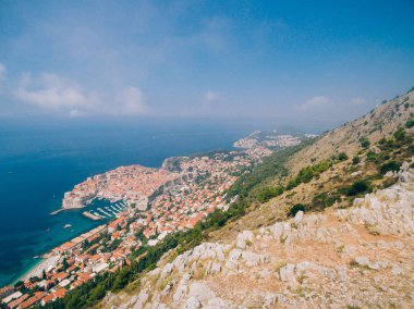 Gözlem güverte görünümünden Dubrovnik Old Town