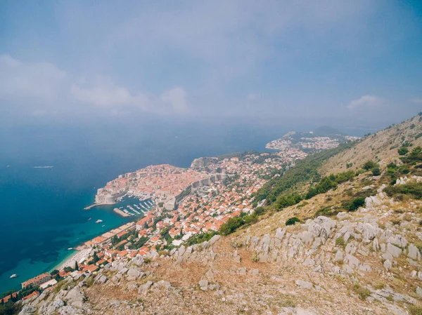 Gözlem güverte görünümünden Dubrovnik Old Town