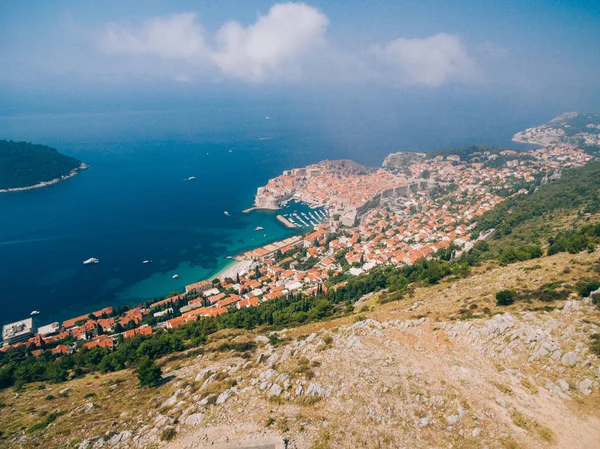 Gözlem güverte görünümünden Dubrovnik Old Town
