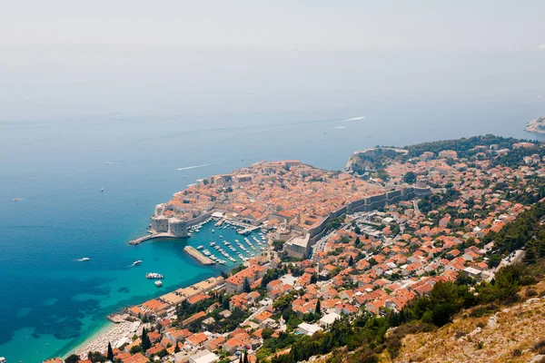 Gözlem güverte görünümünden Dubrovnik Old Town