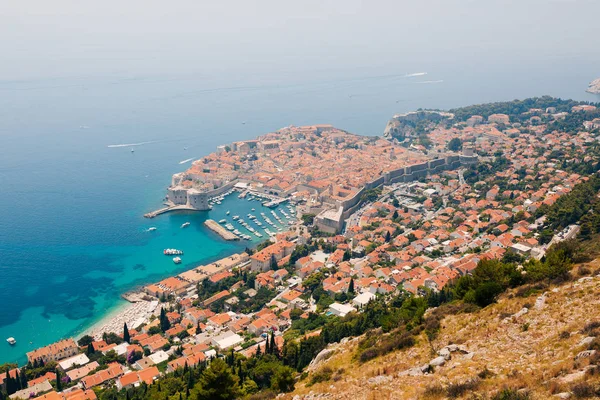 Gözlem güverte görünümünden Dubrovnik Old Town