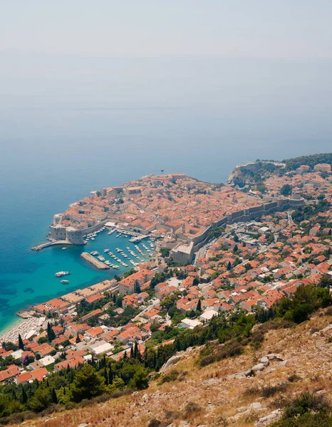 Gözlem güverte görünümünden Dubrovnik Old Town