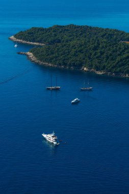 Ada Lokrum. Çevre Dubrovnik