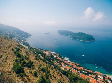 Ada Lokrum. Çevre Dubrovnik