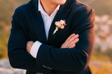 Düğün Çiçek yaka çiçeği damat