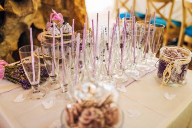 Limonata için boş gözlük