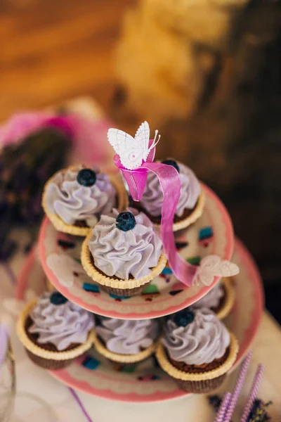 Вкусные свадебные торты — стоковое фото