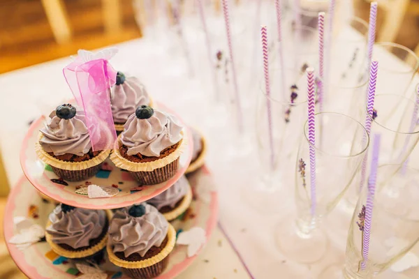 Deliciosos pasteles de boda — Foto de Stock