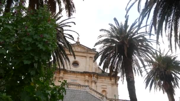 Prcanj, Monténégro La baie de Kotor. Eglise de la Nativité de t — Video