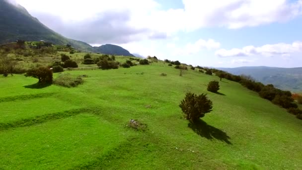 A vista das montanhas em Montenegro a partir de Fort Gorazde. Kot. — Vídeo de Stock