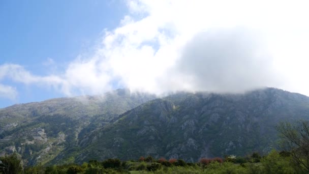 La vista desde las montañas de Montenegro desde Fort Gorazde. Kot. — Vídeos de Stock