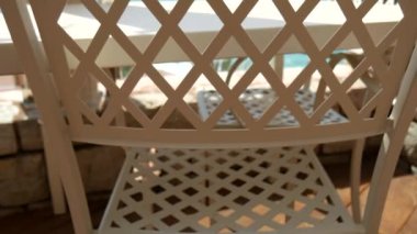 Sokakta kafeterya tablolarda. Sokak Cafe. Monten restoranlarda