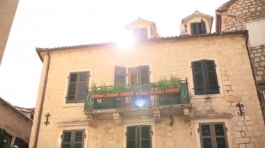 Eski Kotor şehir. Şehir sokaklarını Karadağ