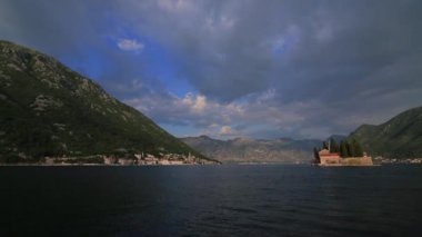 Gospa Adası od Skrpjela, Kotor Koyu'ndaki, Karadağ.