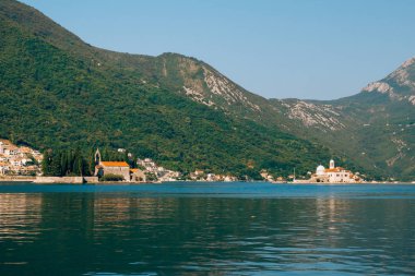 Gospa Adası od Skrpjela, Kotor Koyu'ndaki, Karadağ.