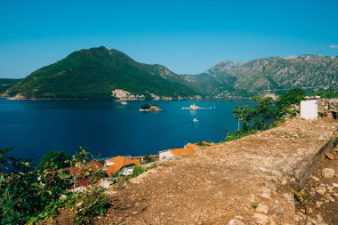 Gospa Adası od Skrpjela, Kotor Koyu'ndaki, Karadağ.