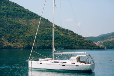 Perast Antik şehir Kotor Körfezi, Monteneg yelkenli