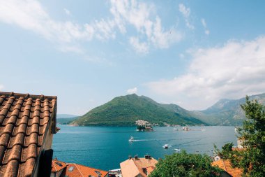 Gospa Adası od Skrpjela, Kotor Koyu'ndaki, Karadağ.