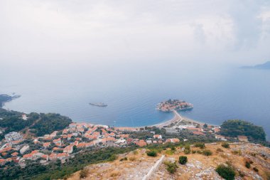 Sveti Stefan Adası, görünümü üzerinden Kilisesi, Sveti Sava,: s