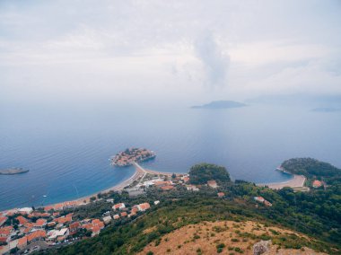 Sveti Stefan Adası, görünümü üzerinden Kilisesi, Sveti Sava,: s