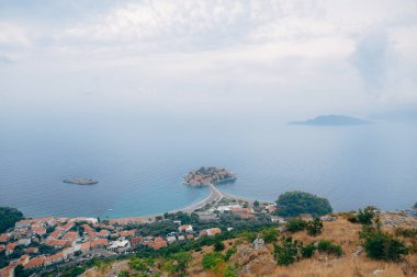 Sveti Stefan Adası, görünümü üzerinden Kilisesi, Sveti Sava,: s