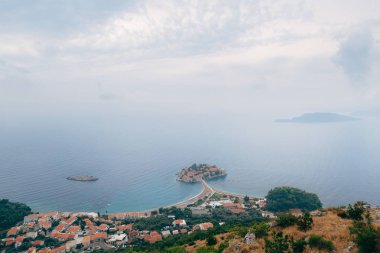 Sveti Stefan Adası, görünümü üzerinden Kilisesi, Sveti Sava,: s