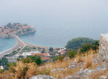 Sveti Stefan Adası, görünümü üzerinden Kilisesi, Sveti Sava,: s