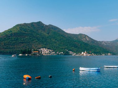 Gospa Adası od Skrpjela, Kotor Koyu'ndaki, Karadağ.