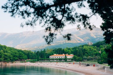 Park Milocer, Villa, Kraliçe plaj. Ada, Sveti Stefan yakınındaki Karadağ.