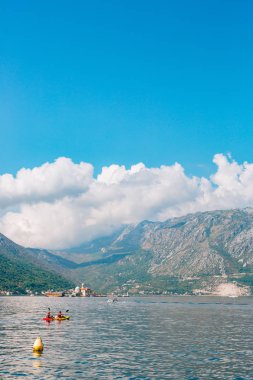 Gospa Adası od Skrpjela, Kotor Koyu'ndaki, Karadağ.