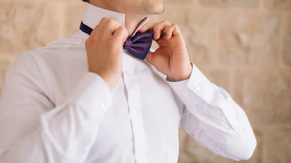 The bow tie. Close the frame — Stock Photo, Image