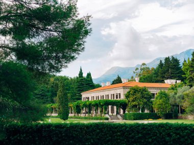 Park Milocer, Villa, Kraliçe plaj. Ada, Sveti Stefan yakınındaki Karadağ.