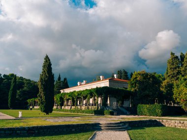 Park Milocer, Villa, Kraliçe plaj. Ada, Sveti Stefan yakınındaki Karadağ.