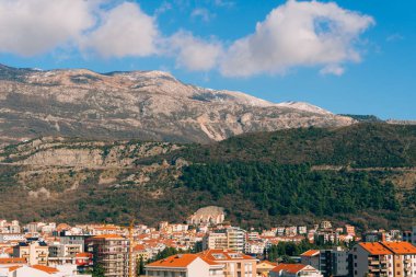 Budva, Karadağ, c bina yüksek katlı görünümünden