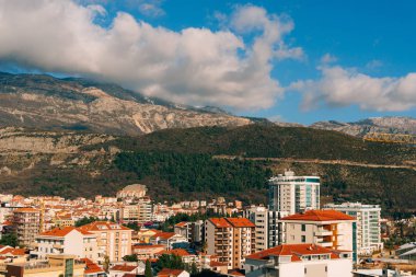 Budva, Karadağ, c bina yüksek katlı görünümünden