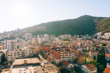 Budva, Karadağ, c bina yüksek katlı görünümünden