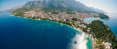 Havadan fotoğraf dron Makarska, Hırvatistan
