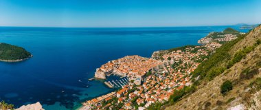 Gözlem güverte görünümünden Dubrovnik Old Town