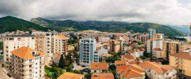 Budva, Karadağ, c bina yüksek katlı görünümünden