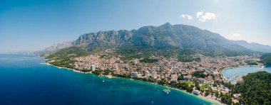 Havadan fotoğraf dron Makarska, Hırvatistan