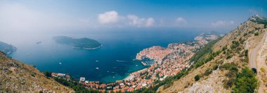 Gözlem güverte görünümünden Dubrovnik Old Town