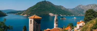 Gospa Adası od Skrpjela, Kotor Koyu'ndaki, Karadağ.