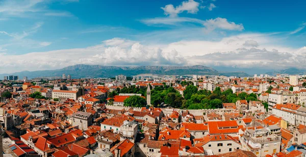 Spaltung, Altstadt, Kroatien. Blick vom Turm-Glockenturm auf die — Stockfoto