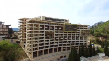 Budva, Karadağ'daki lüks otel kompleksi Dukley. İle çekim
