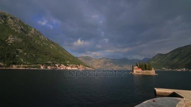 Gospa Adası od Skrpjela, Kotor Koyu'ndaki, Karadağ.