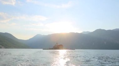 Gospa Adası od Skrpjela, Kotor Koyu'ndaki, Karadağ.