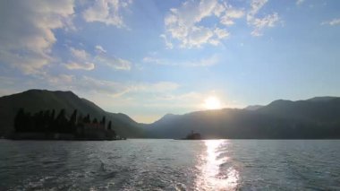 Gospa Adası od Skrpjela, Kotor Koyu'ndaki, Karadağ.