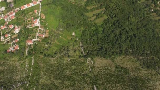 Terreno para venda em Montenegro. Hotel à beira-mar. A cidade de Prcan — Vídeo de Stock